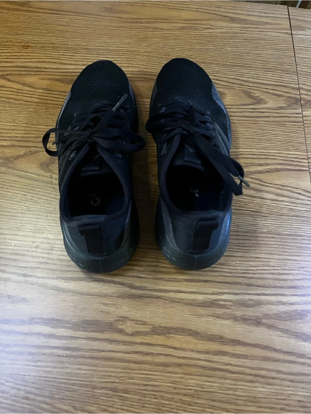 Adidas Men's Black Knit Running Sneakers Size 10.5